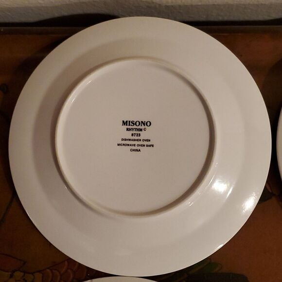Set Of 3 MISONO RHYTHM (8723) 7.5” Salad Plate  Misono Rhythm 8723 Salad Plate 7 5\